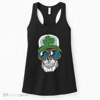 Lucky Irish Skull Women's Tank Top thumb 0