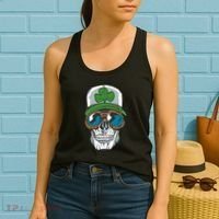 Lucky Irish Skull Women's Tank Top thumb 2