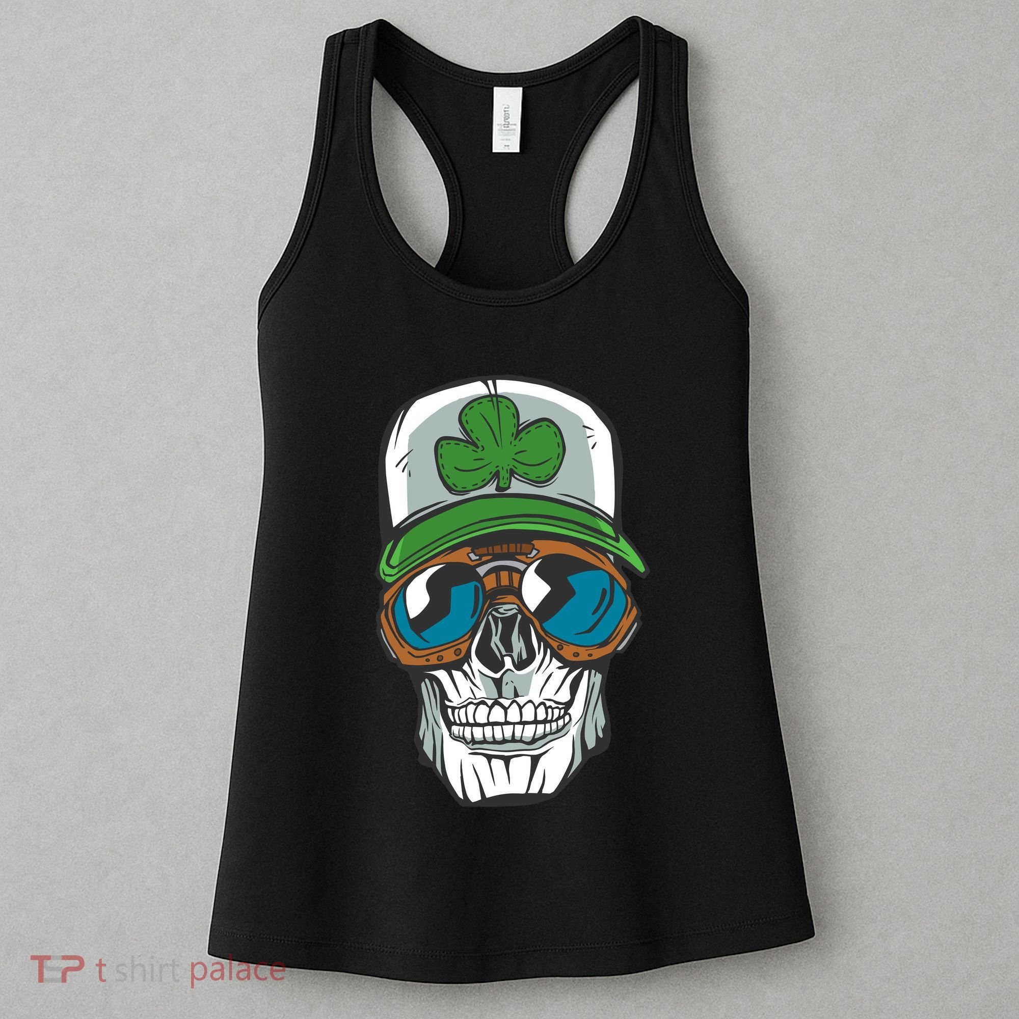 Lucky Irish Skull Women's Tank Top