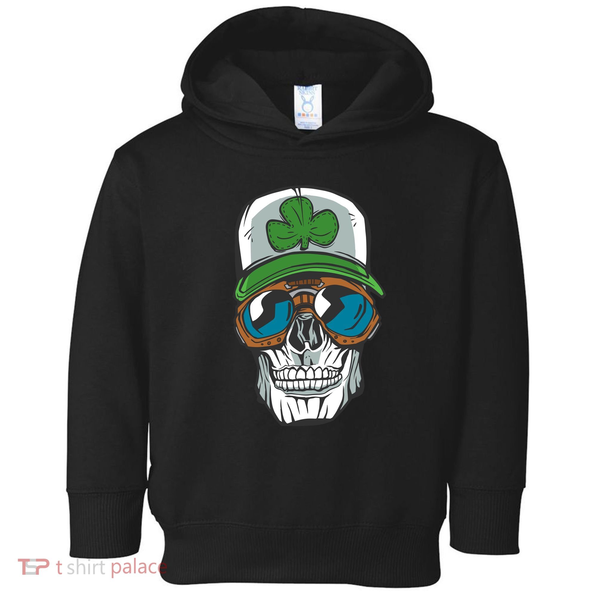 Lucky Irish Skull Toddler Hoodie