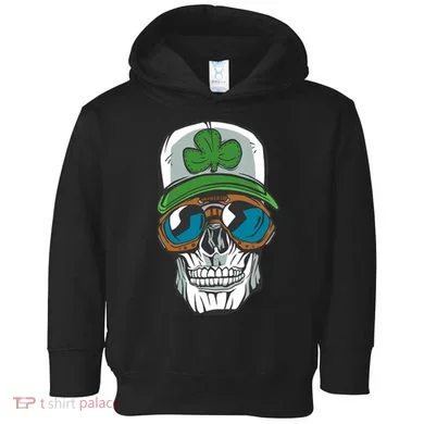 Lucky Irish Skull Toddler Hoodie