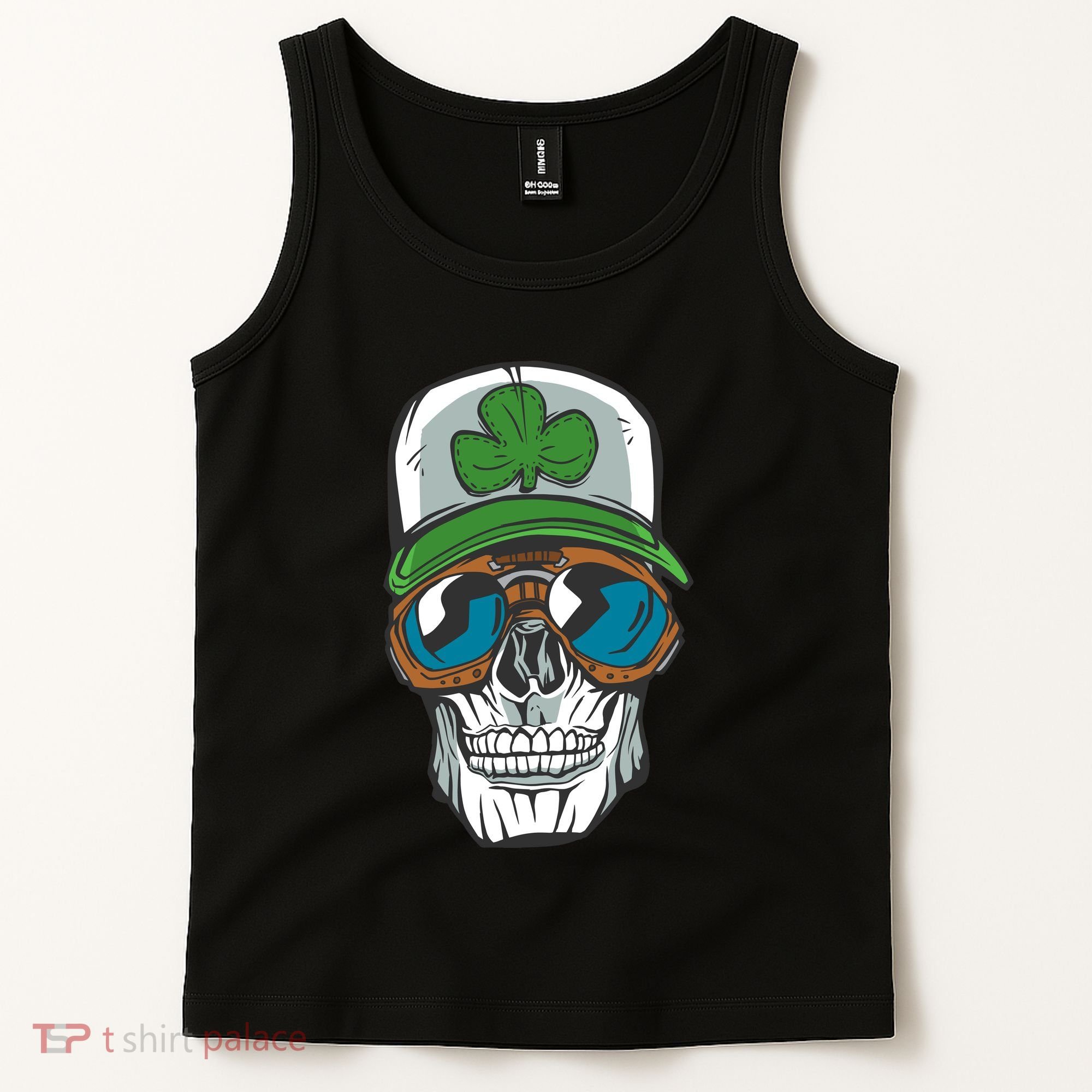 Lucky Irish Skull Tank Top