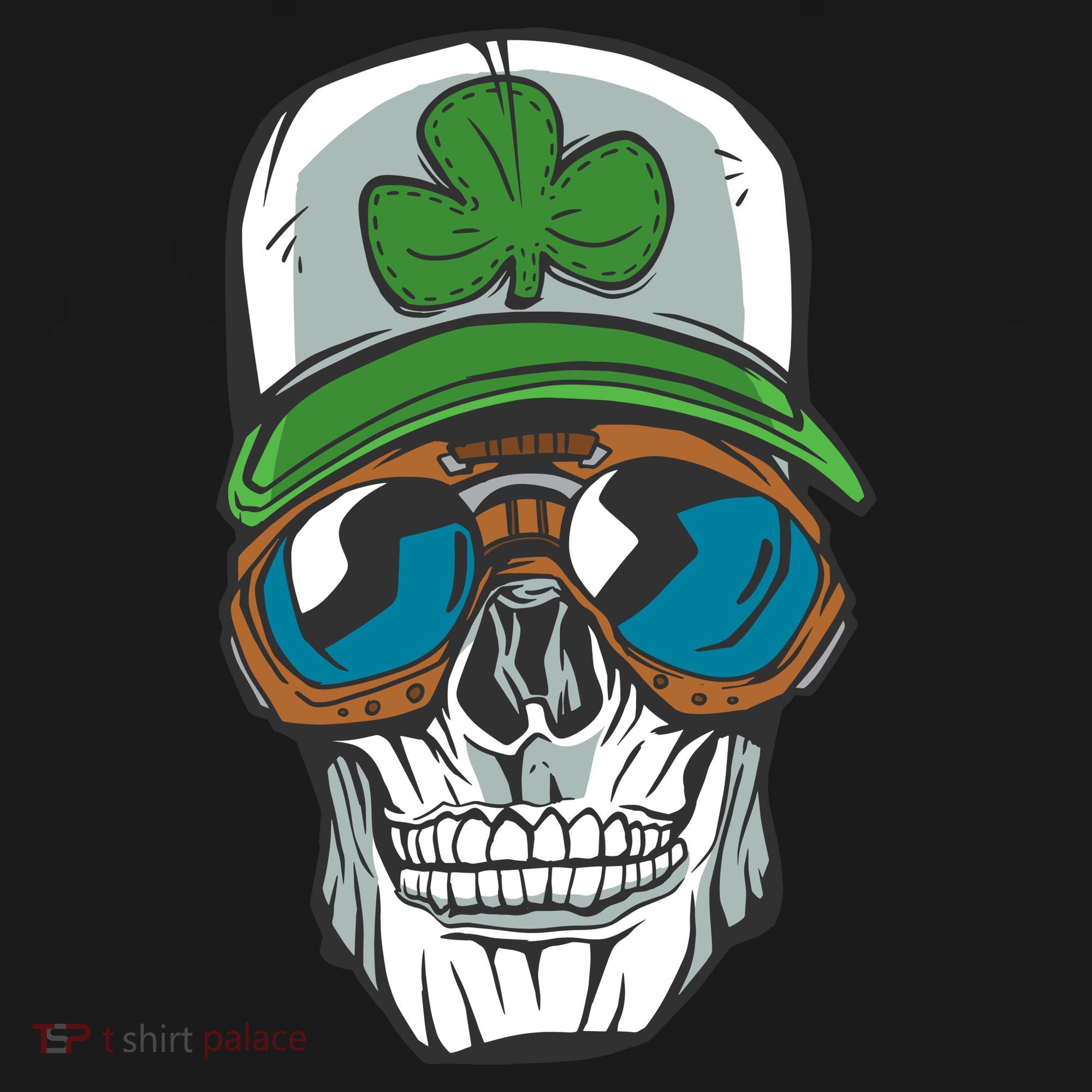 Lucky Irish Skull Tank Top