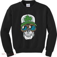 Lucky Irish Skull Kids Sweatshirt thumb 0
