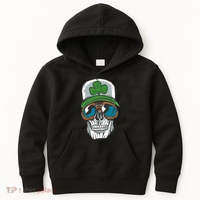 Lucky Irish Skull Kids Hoodie