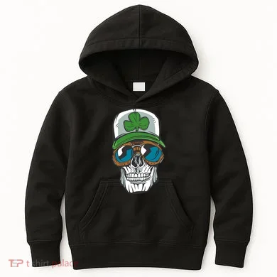 Lucky Irish Skull Kids Hoodie