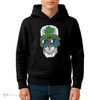 Lucky Irish Skull Kids Hoodie thumb 4