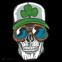 Lucky Irish Skull Kids Long Sleeve Shirt thumb 2