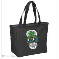Lucky Irish Skull Tote Bag thumb 2