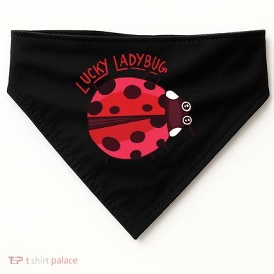 Lucky Ladybug USA-Made Doggie Bandana