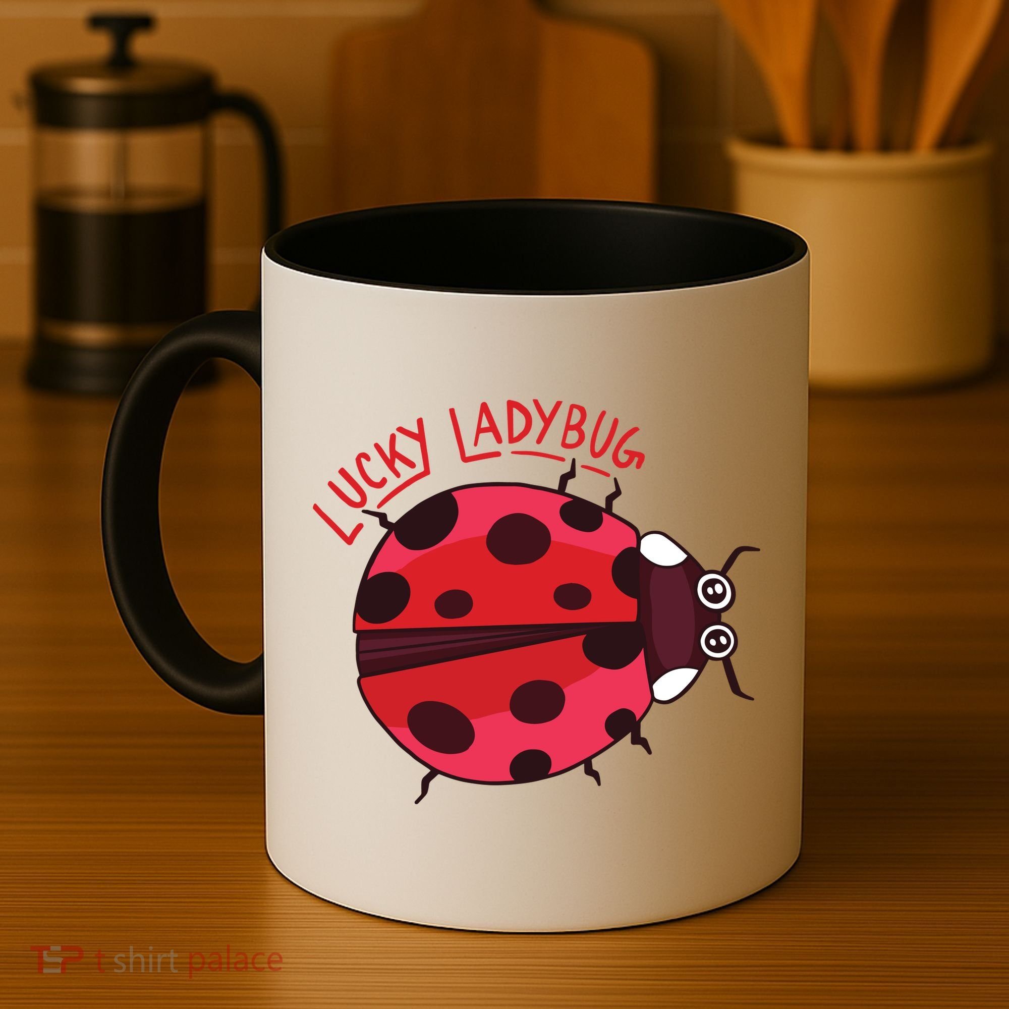 Lucky Ladybug Coffee Mug