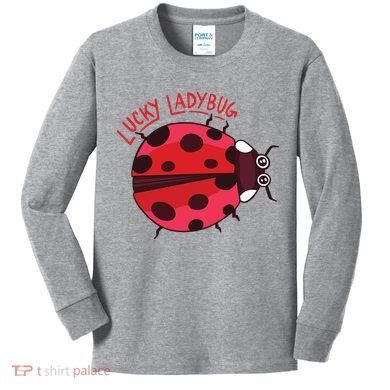 Lucky Ladybug Kids Long Sleeve Shirt