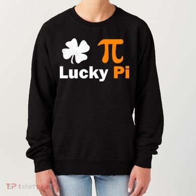 Lucky Pi St. Patrick's Day Clover Women's Sweatshirt