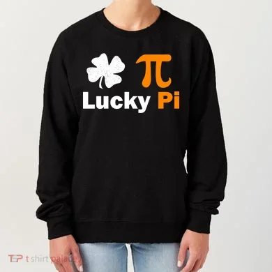 Lucky Pi St. Patrick's Day Clover Women's Sweatshirt