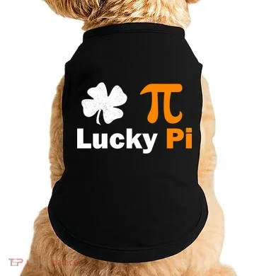 Lucky Pi St. Patrick's Day Clover Doggie Tank