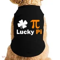 Lucky Pi St. Patrick's Day Clover Doggie Tank thumb 0