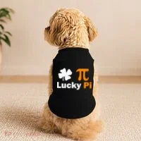 Lucky Pi St. Patrick's Day Clover Doggie Tank thumb 2