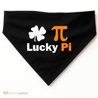 Lucky Pi St. Patrick's Day Clover USA-Made Doggie Bandana
