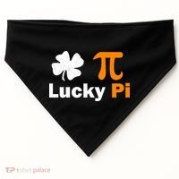Lucky Pi St. Patrick's Day Clover USA-Made Doggie Bandana thumb 0