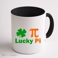 Lucky Pi St. Patrick's Day Clover Coffee Mug thumb 1