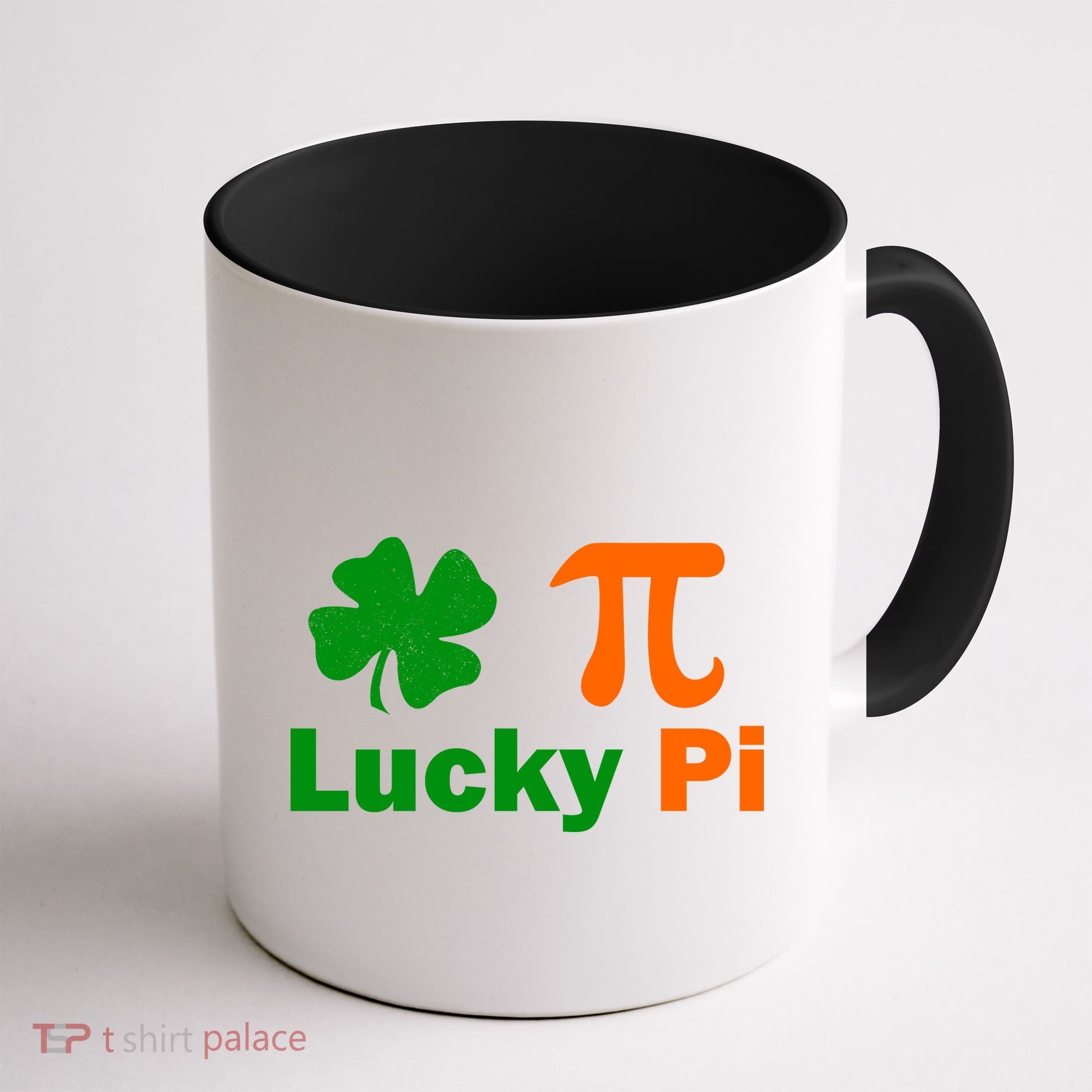 Lucky Pi St. Patrick's Day Clover Coffee Mug