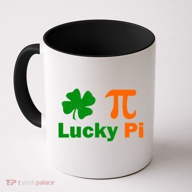 Lucky Pi St. Patrick's Day Clover Coffee Mug