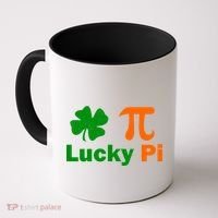 Lucky Pi St. Patrick's Day Clover Coffee Mug thumb 0