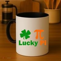 Lucky Pi St. Patrick's Day Clover Coffee Mug thumb 4