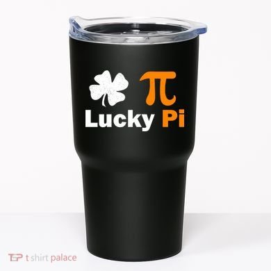 Lucky Pi St. Patrick's Day Clover Tumbler