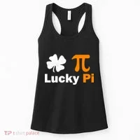 Lucky Pi St. Patrick's Day Clover Women's Tank Top thumb 0