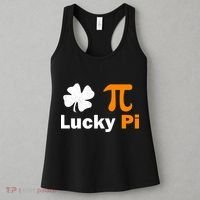 Lucky Pi St. Patrick's Day Clover Women's Tank Top thumb 3