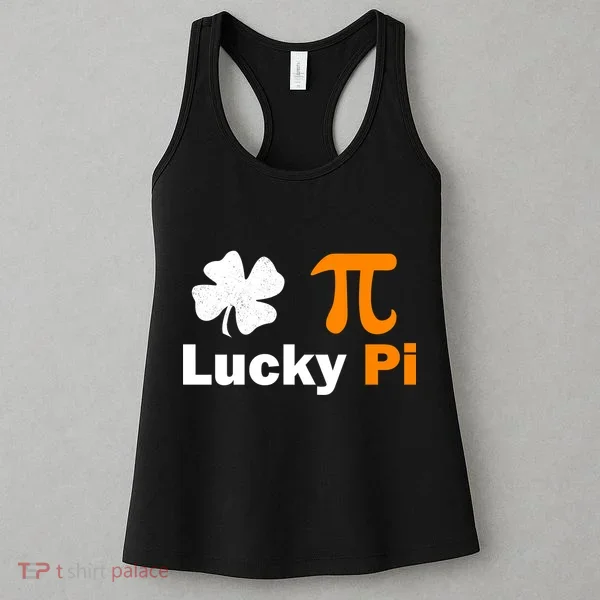 Lucky Pi St. Patrick's Day Clover Women's Tank Top