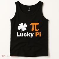 Lucky Pi St. Patrick's Day Clover Tank Top thumb 2