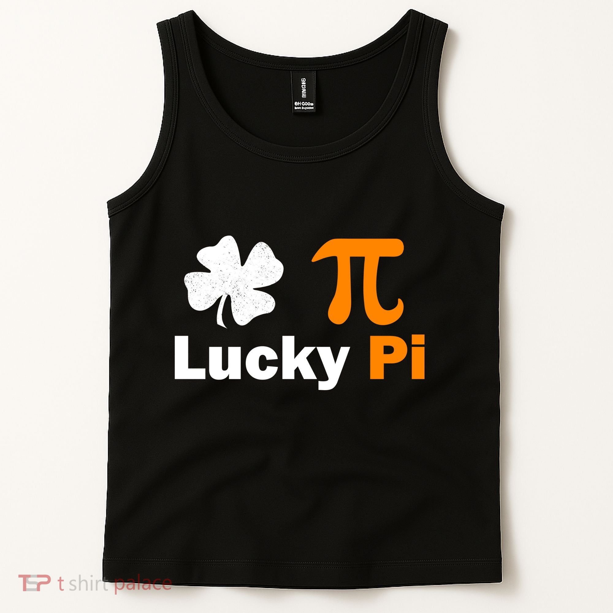 Lucky Pi St. Patrick's Day Clover Tank Top