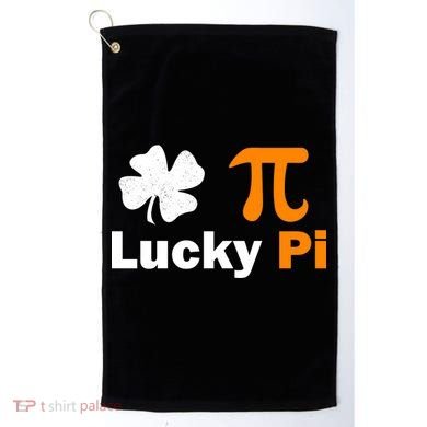 Lucky Pi St. Patrick's Day Clover Golf Towel