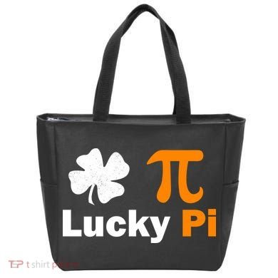 Lucky Pi St. Patrick's Day Clover Tote Bag