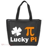 Lucky Pi St. Patrick's Day Clover Tote Bag thumb 0