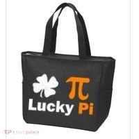 Lucky Pi St. Patrick's Day Clover Tote Bag thumb 3