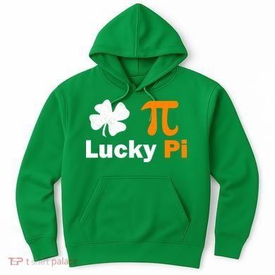 Lucky Pi St. Patrick's Day Clover Hoodie