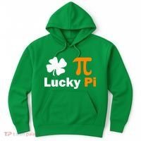 Lucky Pi St. Patrick's Day Clover Hoodie thumb 0