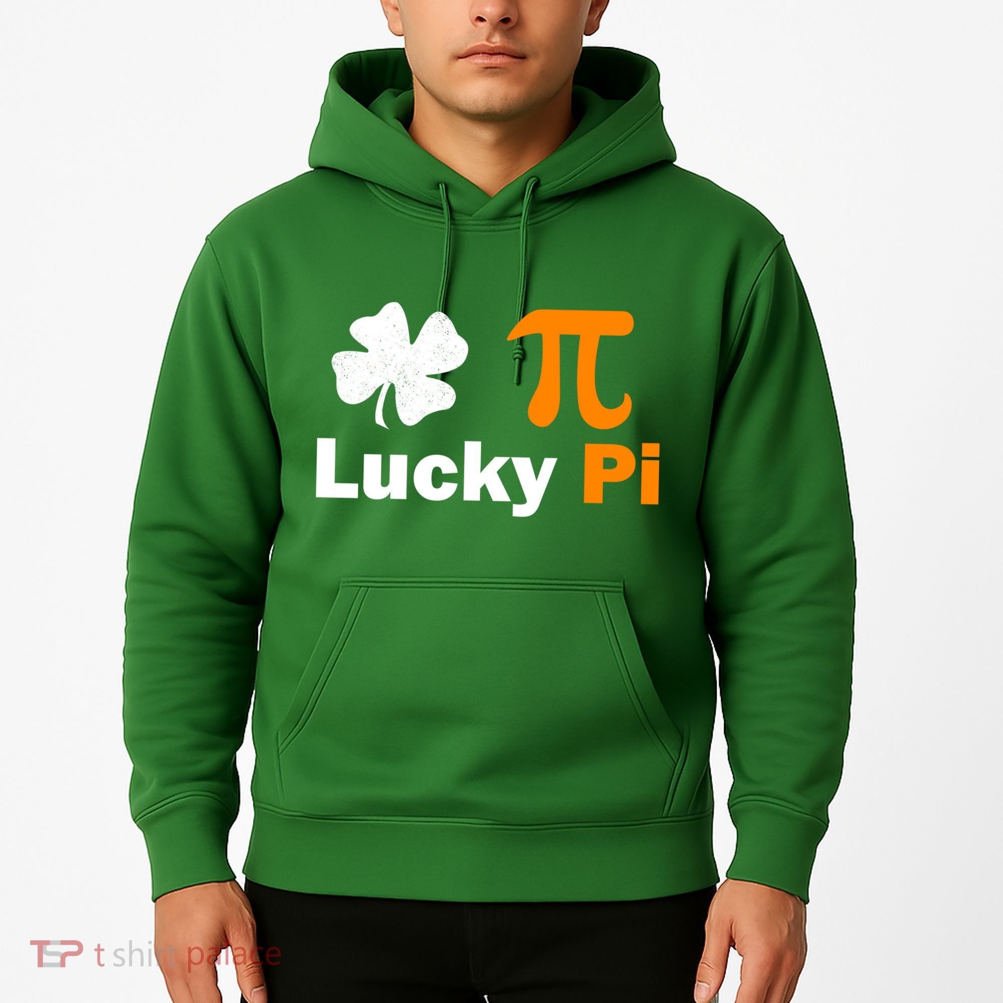 Lucky Pi St. Patrick's Day Clover Hoodie