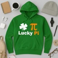Lucky Pi St. Patrick's Day Clover Hoodie thumb 3