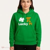 Lucky Pi St. Patrick's Day Clover Hoodie thumb 5
