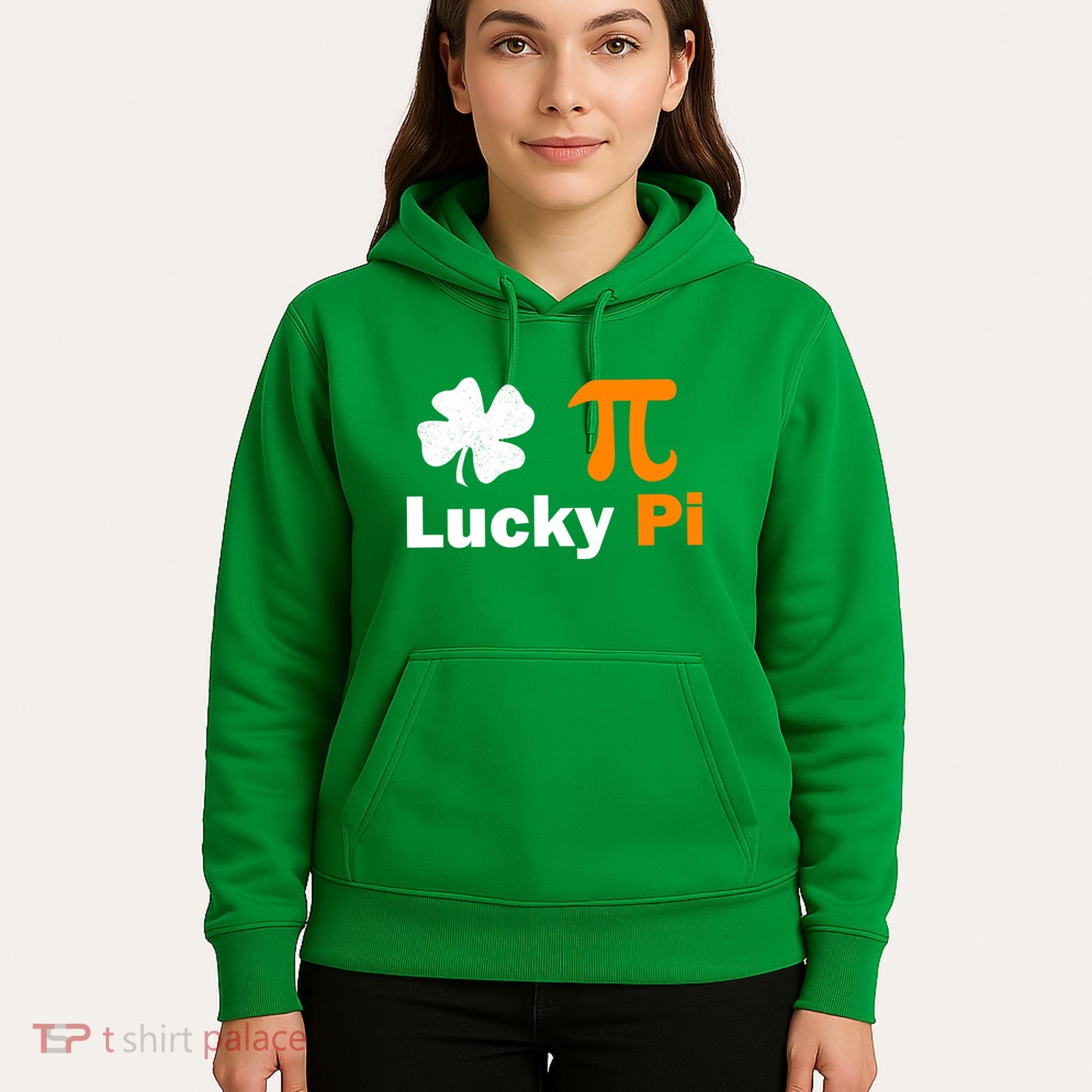 Lucky Pi St. Patrick's Day Clover Hoodie