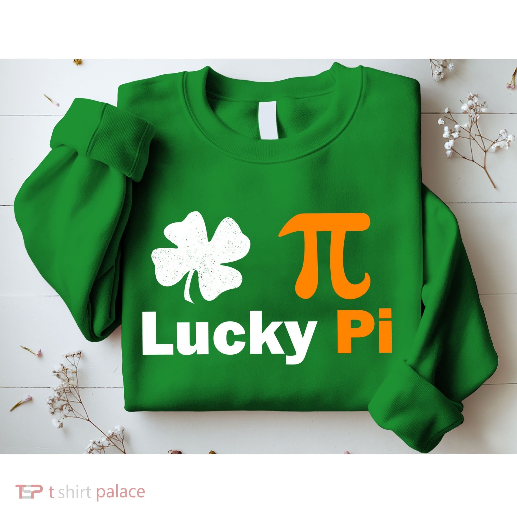Lucky Pi St. Patrick's Day Clover Sweatshirt