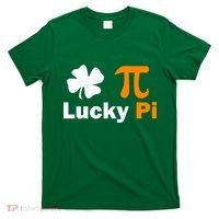 Lucky Pi St. Patrick's Day Clover T-Shirt thumb 0