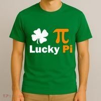 Lucky Pi St. Patrick's Day Clover T-Shirt thumb 3