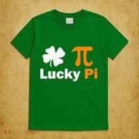 Lucky Pi St. Patrick's Day Clover T-Shirt thumb 5