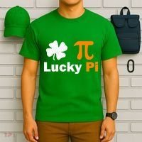 Lucky Pi St. Patrick's Day Clover T-Shirt thumb 6