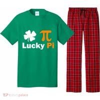 Lucky Pi St. Patrick's Day Clover Pajama Set thumb 0
